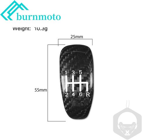 Upgrade Carbon Fiber Compatible with Nissan 370Z 2009-2018 Gear Shifting knob Cover 1Pcs in Saudi Arabia