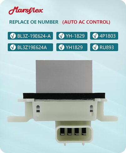 Marsflex منفاخ المحرك المقاوم 973-444 2008 2009 2010 2011 2012 لفورد F150 إكسبيديشن فييستا فري ستايل موستانج، لينكولن وميركوري، مقاوم المنفاخ 3F2Z18591AA YH1715 للتحكم اليدوي بالتيار المتردد in Kuwait