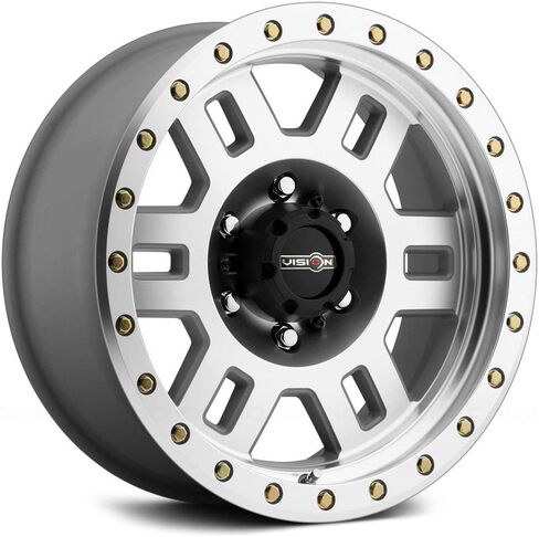 Vision 398 Manx Beadlock 17x9.5 8x6.5 بوصة -44 ملم حافة عجلة غير مكتملة 17 بوصة in Saudi Arabia