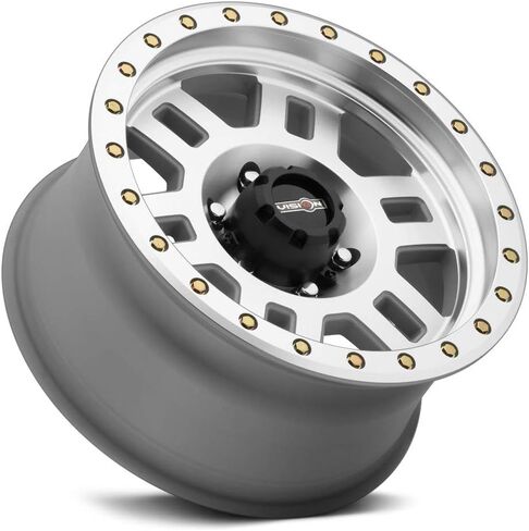 Vision 398 Manx Beadlock 17x9.5 8x6.5 بوصة -44 ملم حافة عجلة غير مكتملة 17 بوصة in Saudi Arabia
