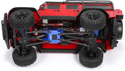 حامل ناقل الحركة COOWOO RC، جزء ترقية لحامل ناقل الحركة بلوحة انزلاقية للسيارات الزاحفة 1/18 TRX-4M RC، متانة وثبات معززة، مصنوعة من سبائك الألومنيوم، أزرق in Kuwait
