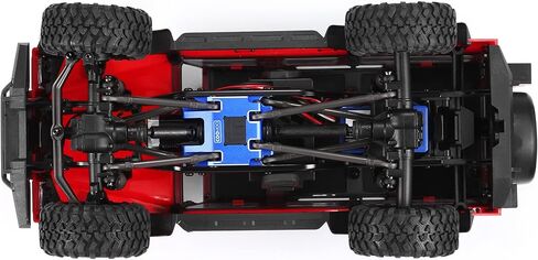 حامل ناقل الحركة COOWOO RC، جزء ترقية لحامل ناقل الحركة بلوحة انزلاقية للسيارات الزاحفة 1/18 TRX-4M RC، متانة وثبات معززة، مصنوعة من سبائك الألومنيوم، أزرق in Kuwait