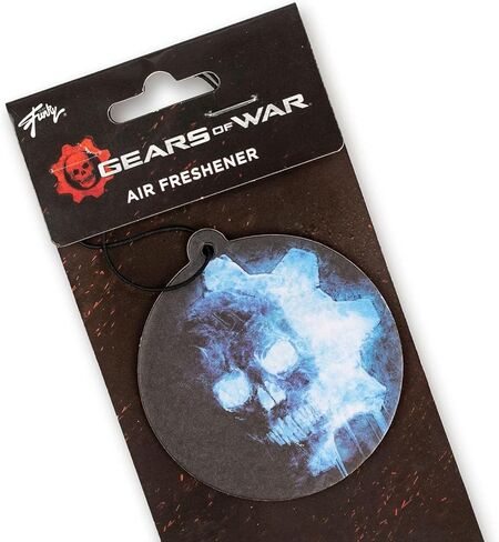 معطر هواء إصدار Gears of War Collector - رائحة سيارة تدوم طويلاً - بضائع مرخصة رسميًا لألعاب الفيديو - هدية مثالية للاعبين - عطر طبيعي للسيارة والمنزل والمكتب in Saudi Arabia
