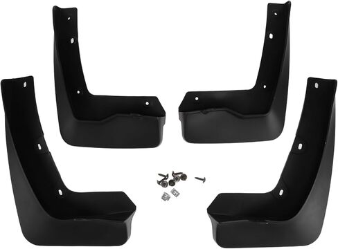 Mud Flap Splash Guard - Car Front & Rear Side Mud Guards - for BMW X1 E84 F48 2016-2022 Plastic Black with Mount Accessories - 1 Set in Saudi Arabia