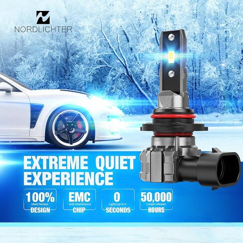 لمبات H11، H11 H9 H8 ضوء الضباب 300% سطوع 1:1 حجم صغير 6500K زينون أبيض بدون مروحة لمبات لاسلكية للسيارة (عبوة من 2) in Saudi Arabia