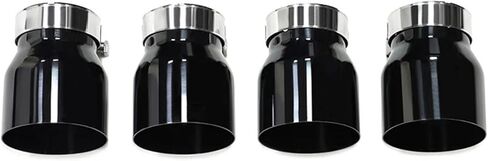 4 Pcs Lot Stainless Steel Exhaust Tips Compatible For BMW F87 M2 F80 M3 F82 F83 M4 Direct Plug Exhaust Tip Muffler Tip Tailpipe Nozzle(Rear Bumper B) in Saudi Arabia