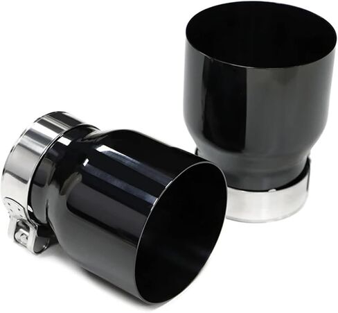 4 Pcs Lot Stainless Steel Exhaust Tips Compatible For BMW F87 M2 F80 M3 F82 F83 M4 Direct Plug Exhaust Tip Muffler Tip Tailpipe Nozzle(Rear Bumper B) in Saudi Arabia