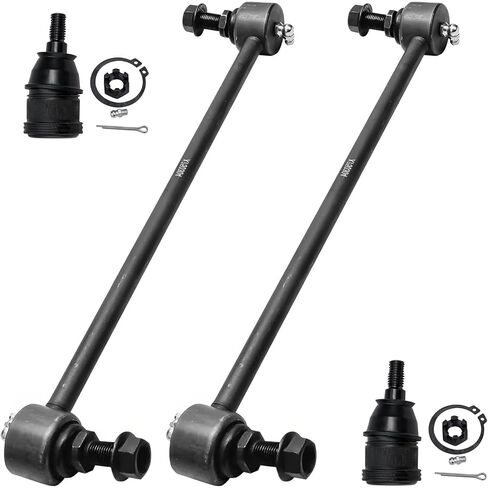 Detroit Axle - Front 4pc Suspension Kit for 2005-2017 Honda Odyssey, 2 Lower Ball Joints 2 Sway Bar End Links 2006 2007 2008 2009 2010 2011 2012 2013 2014 2015 2016 Replacement in Saudi Arabia