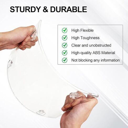 License Plate Cover, 2 Pack Clear License Plate Protector, Unbreakable Plastic Protective Shield with Screws Caps for Front Rear Car Tags, Fits Standard US Plate in Saudi Arabia