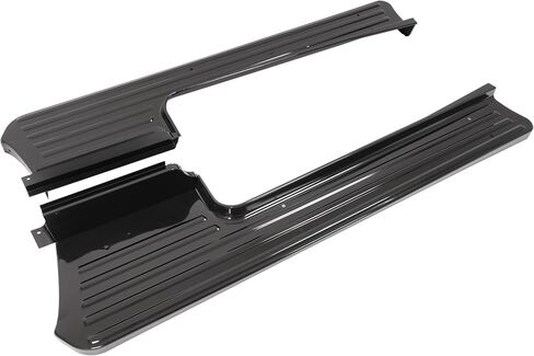 KUAFU Running Board Pair Compatible with 1953-1956 Ford F100 2-Door Pickup Truck Short Bed Step Board Powder Coated Black Steel Left+Right in Saudi Arabia