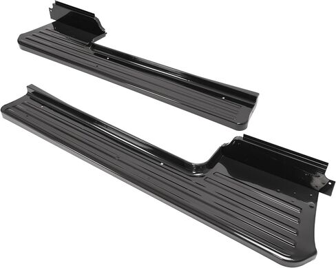 KUAFU Running Board Pair Compatible with 1953-1956 Ford F100 2-Door Pickup Truck Short Bed Step Board Powder Coated Black Steel Left+Right in Saudi Arabia
