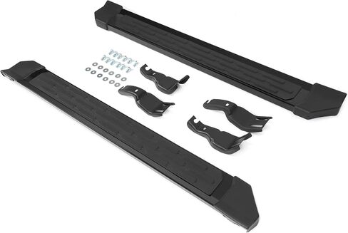 لوحة تشغيل KUAFU متوافقة مع 2021-2024 Ford Bronco 2 Door Side Step Bar Nerf Bar أسود مسحوق ألومنيوم مطلي in Saudi Arabia