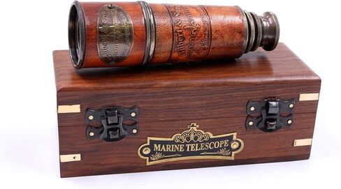 1920 Brass Maritime “ to My Son " Camping Telescope Engraved with Gift Graduation Day Gifts for Son - Son Birthday Gifts - in Kuwait