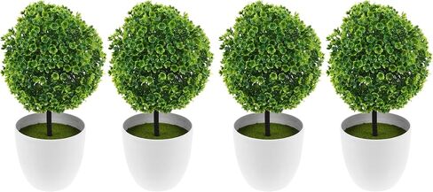 قطعتان من النباتات الاصطناعية للديكور الخارجي، نباتات خضراء صناعية في أوعية بوعاء، أشجار توبياري منضدية، شجرة توبياري صناعية، شجرة وهمية في وعاء، نباتات كرة ثلجية مقلدة، شجرة خضراء صغيرة للمكتب in Kuwait