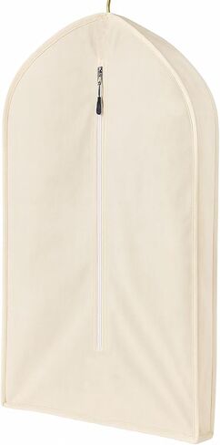 100% Cotton Garment Bag | Long | Breathable Garment Bags for Hanging Clothes | Garment Storage Bag for Long Dresses & Coats Storage | Pack of 1 (42 Inch) in Saudi Arabia