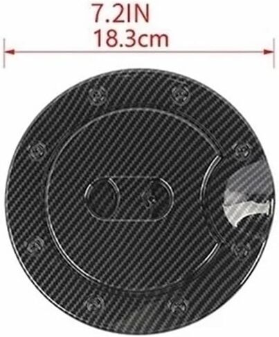 Car Fuel Tank Cap Decoration Cover Compatible For Chevrolet Silverado Compatible For GMC Sierra 2007 2008 2009 2010 2011 2012 2013(Style 3) in Saudi Arabia