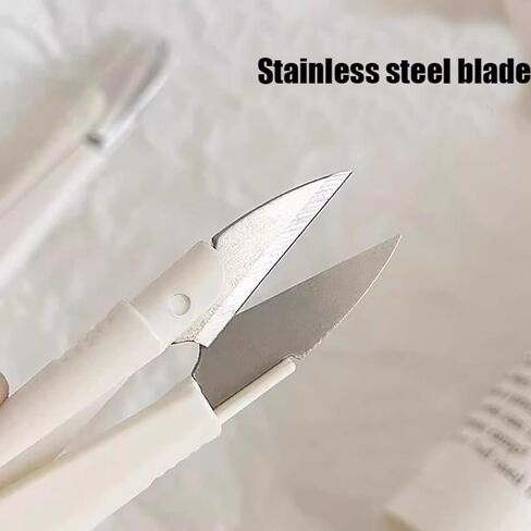 Compact U Shaped Portable Scissors with Protective Safety Cover for Yarn, Cross-Stitch, Thread, Sewing Trimming Snips in Saudi Arabia
