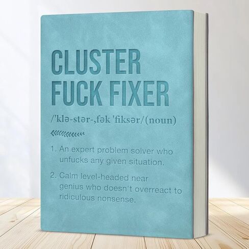 Funny Journal Notebook Gifts for Boss, Thank You Gifts for Coworkers Manager Mentor Leader, Cluster Fixer Definition Writing Notebook in Saudi Arabia