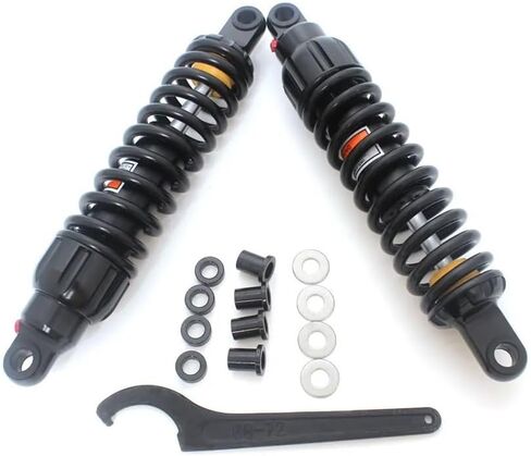 325mm 343mm Shock Absorber Suspension Protection Moto Rear Shocker Absorbers Fit For H-rley H-nda Ymh Motorcycle Accessory(325MM) in Kuwait