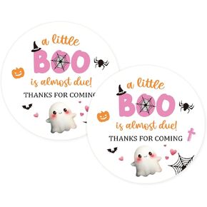 50pcs A Little Cowboy is On The Way Stickers, Western Cowboy Baby Shower Stickers Labels for Wild West First Birthday/Gender Reveal Party Favors - 50pcs in Kuwait