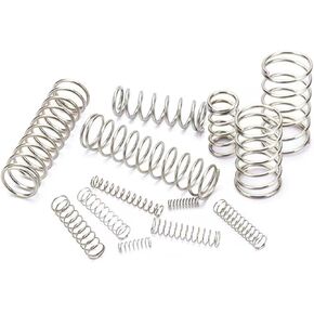 LJPshop-Compression Spring Wire Diameter1.0mm, Length 10-50mm, Outer Diameter 5-12mm Y-Shaped Stainless Steel Return Pressure Spring, 10pcs, Good Flexibility(50mm(10PCS),8mm) in Kuwait