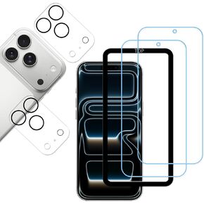 Easy Alignment Frame Designed For Google Pixel 8 Tempered Glass Screen Protector 2-Pack Camera Lens Protector Film 2-Pack in Kuwait
