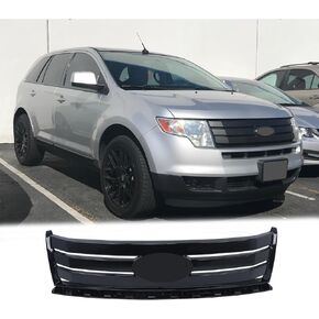 المصد الأمامي مصبغة الشواية العلوية تناسب 2007 2008 2009 2010 Ford Edge، نمط المصنع، أسود لامع in Kuwait