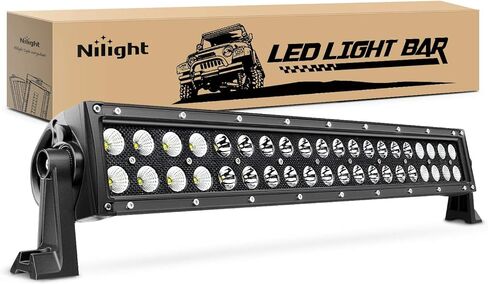 Nilight 50Inch 288W Curved LED Work Light Driving Fog Lamp LED Light Bar Offroad Lighting for SUV UTE ATV Truck 4x4 Boat, 2 Years Warranty in Kuwait