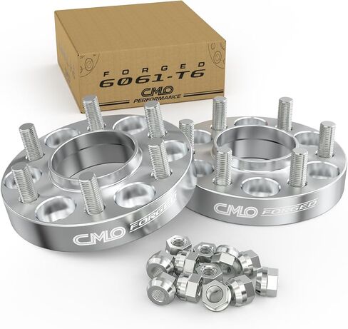 Customadeonly 25mm (1 Inch) 6x4.5 (6x114.3) to 6x5.5 (6x139.7) Forged Hubcentric Wheel Adapters | Fits Nissan Frontier, Pathfinder, Xterra | 66.1 to 78.1mm Bore | M12x1.25 Studs (2pcs) in Saudi Arabia