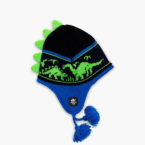 Turtle Fur Kids Boys Dr. Dino Fleece Lined Dinosaur Earflap Beanie in Kuwait