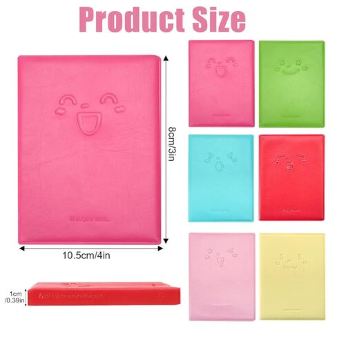 QUMENEY Mini Pocket Notebook, Cute Small Diary Notepads Lined Memo with PU Leather Case, Portable Blank Notebook Travel Journals Sketchbook (12, 6 Colors) in Saudi Arabia