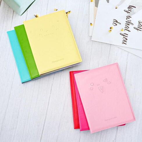 QUMENEY Mini Pocket Notebook, Cute Small Diary Notepads Lined Memo with PU Leather Case, Portable Blank Notebook Travel Journals Sketchbook (12, 6 Colors) in Saudi Arabia