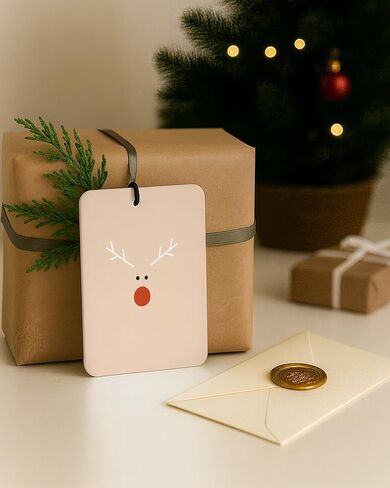 Boho Christmas Car Air Freshener 4 Pcs, Coquette Mistletoe Xmas Tree Reindeer Hanging Air Freshener for Cars Closet Drawer Books, Christmas Car Accessories Mirror Decor for Women Girls in Saudi Arabia