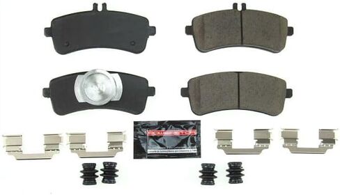 Power Stop Z23-1669 Rear Z23 Evolution Sport وسادات فرامل سيراميك مغمورة بألياف الكربون مع أجهزة لمرسيدس بنز S63 AMG، مرسيدس بنز SL63 AMG، مرسيدس بنز SL65 AMG [نموذج محدد] in Saudi Arabia