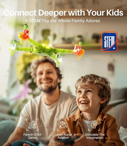 SYMA Mini Drone for Kids 8-12, RC Helicopter with Detachable Arms Altitude Hold and Headless Mode, Quadcopter with 7-Color Light, 2 Batteries and Remote Control, Easy to fly Gifts Toys for Boys Girls in Kuwait