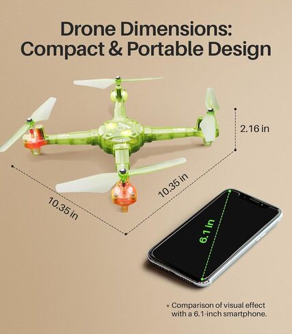 SYMA Mini Drone for Kids 8-12, RC Helicopter with Detachable Arms Altitude Hold and Headless Mode, Quadcopter with 7-Color Light, 2 Batteries and Remote Control, Easy to fly Gifts Toys for Boys Girls in Kuwait