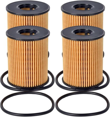 4 PCS 68102241AA Oil Filter for Fiat 124 Spider 500 Abarth 500C 500L 500X Linea Punto 2009-2022; for Dodge Dart 2013-2016; for Alfa Romeo Mito 2012-2018; for Jeep Renegade 2015-2018 1.4L L4 1565248 in Kuwait