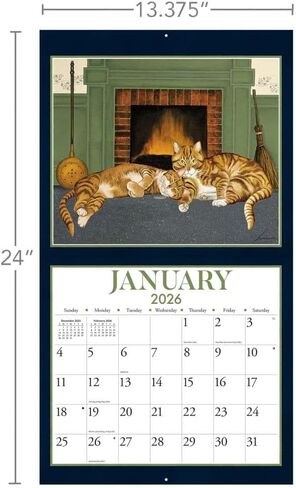 Lang Companies, American Cat Special Edition 2025 Wall Calendar in Saudi Arabia