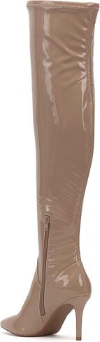 Jessica Simpson Womens Abrine Pull On Over-The-Knee Boots Black 7.5 Medium (B,M) in Saudi Arabia