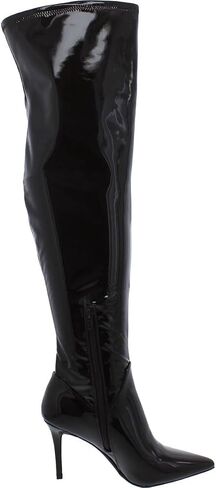 Jessica Simpson Womens Abrine Pull On Over-The-Knee Boots Black 7.5 Medium (B,M) in Saudi Arabia
