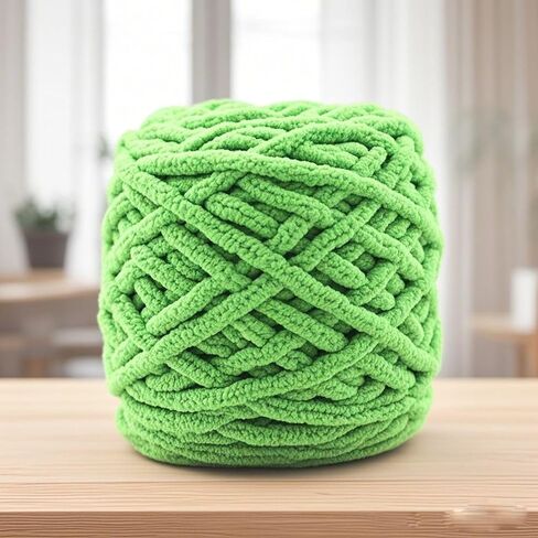 Chenille Chunky Crochet Yarn Baby Blanket Yarns for Crocheting Soft Amigurumi 100g/71 yd in Saudi Arabia
