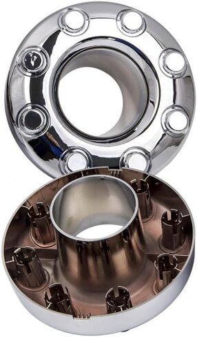 1 Pair Hub Cap Compatible with F350 Super Duty Dually Front 4X4 Open Wheel Center 2005 2018 Model Year in Saudi Arabia