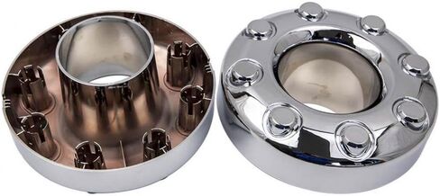 1 Pair Hub Cap Compatible with F350 Super Duty Dually Front 4X4 Open Wheel Center 2005 2018 Model Year in Saudi Arabia