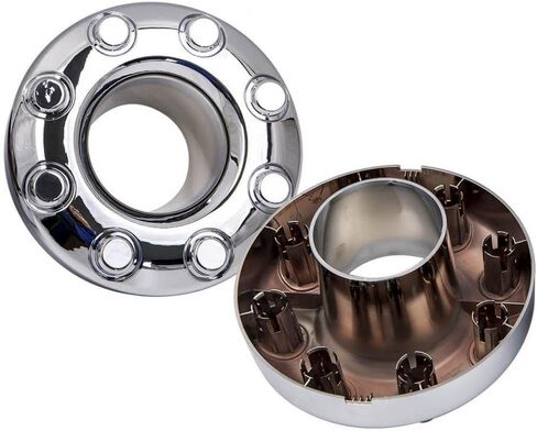 1 Pair Hub Cap Compatible with F350 Super Duty Dually Front 4X4 Open Wheel Center 2005 2018 Model Year in Saudi Arabia