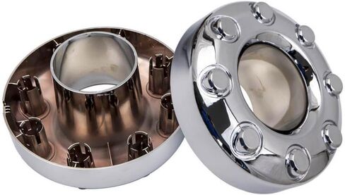 1 Pair Hub Cap Compatible with F350 Super Duty Dually Front 4X4 Open Wheel Center 2005 2018 Model Year in Saudi Arabia