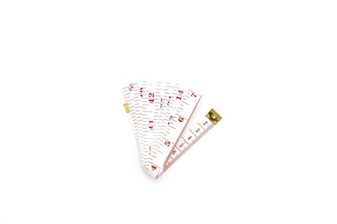 1Pcs Red Soft Tape Measure Double Scale, Flexible Sewing Ruler for Weight Loss, Sewing Tailor Craft, Vinyl Ruler Measuring Tape Has Double Scale, 150 Cm/60 Inch in Saudi Arabia