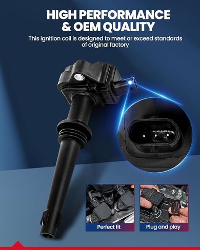 KAX UF232,UF263 Ignition Coil 6 Packs Fit for Maxima 1995-1999,I30 1996-1999 in Saudi Arabia
