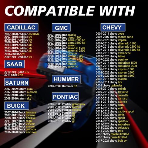 13598771 Programed Tire Pressure Monitoring Sensor TPMS Sensor Fits for:Chevy - 2007-2022 Equinox 2011-2015 Cruze 2007-2016 Silverado 1500 2500hd 3500hd 2007-2013 Avalanche Set of 4 315MHz in Kuwait