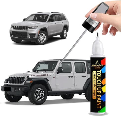 طلاء ناري أحمر (PRC/MRC) لسيارات Jeep Exact Match-Chips and Nicks 2 في 1 قلم طلاء السيارة للخدش لسيارة Grand-Cherokee/Liberty/Patriot/Renegade/Wrangler-JK/Commander/Compass in Kuwait