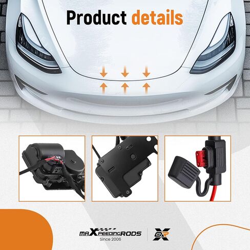مزلاج أوتوماتيكي ناعم للإغلاق من maXpeedingrods Frunk لطراز Tesla 3 2021-2024، موديل 3 Frunk شفط كهربائي وإغلاق ناعم in Saudi Arabia